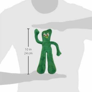 Multipet Gumby Plush Filled Dog Toy, Green, 9 inch (Pack of 1)