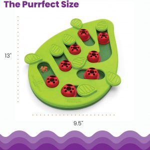 Catstages by Nina Ottosson Buggin’ Out Puzzle & Play – Interactive Cat Treat Puzzle