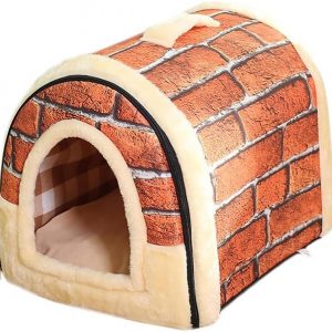 Deluxe Pet House, Foldable Indoor Dog & Cat Bed