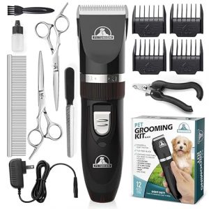 Pet Grooming Kit – Professional Dog & Cat Hair Clipper Set